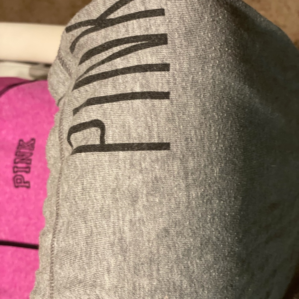 Pink pajama bottoms